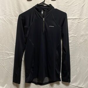 Black Columbia half-zip pullover
